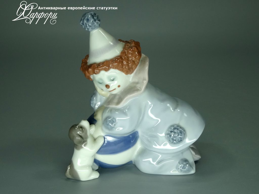 Купить фарфоровую статуэтку Lladro Маленький клоун Испания